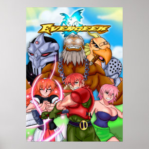Poster 2014 dos desenhos animados de Evergeek