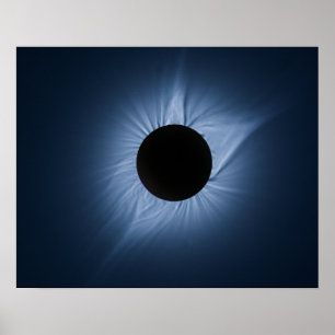 Poster 2017 eclipse solar - coroa do Sun