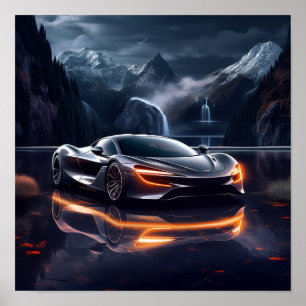 Poster 2020 Carro Esportivo McLaren Speedtail