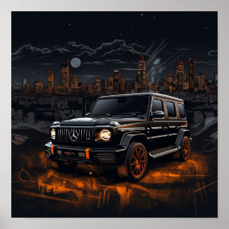 Poster 2022 Mercedes AMG G G63 G-Class G-Wagon Luxury SUV