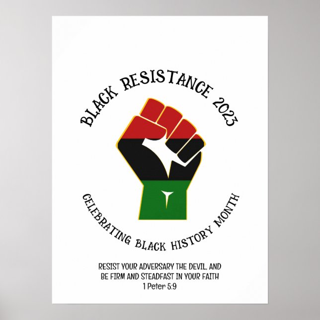POSTER 2023, HISTÓRIA NEGRA, RESISTÊNCIA MÊS (Frente)