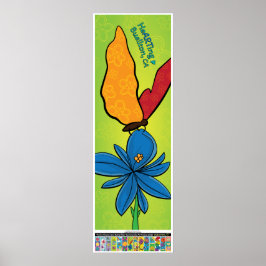 poster 2023 - Violet(te) & Butterfly -Buellton.Art