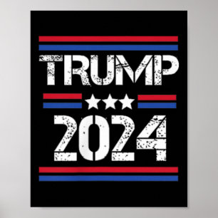 Poster 2024 2 Lado Eu Voto Felon Condenado