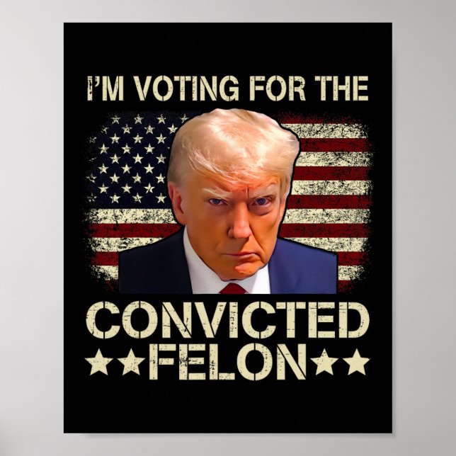 Poster 2024 condenado Felon (Frente)