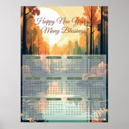 Poster 2024 Peaceful Lak