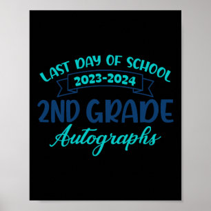Poster 2024 Último Dia De Graduação Do segundo De Autogra