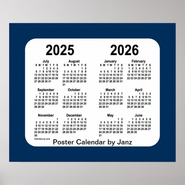 Poster 2025-2026 Caixa de Polícia Calendário Azul da Esco (Frente)