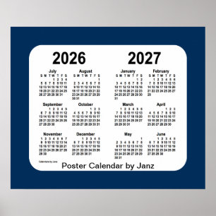 Poster 2026-2027 Caixa de Polícia Calendário Azul da Esco