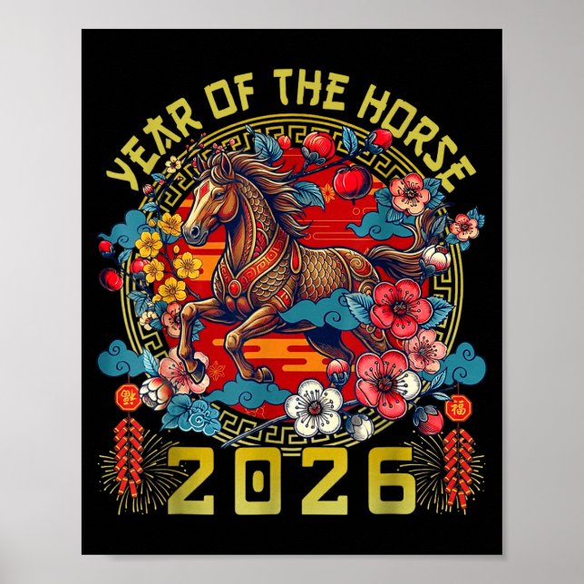Poster 2026 Ano do Cavalo  (Frente)