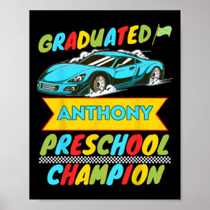 Poster 2026 Anthony Personalizado Último Dia De Pré-Escol