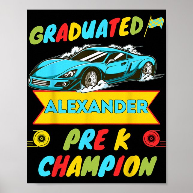 Poster 2026 Car Alexander Personalizado Último Dia De Pré (Frente)