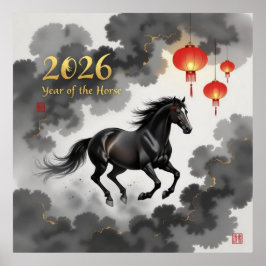 Poster 2026 Chines Year Of The Horse