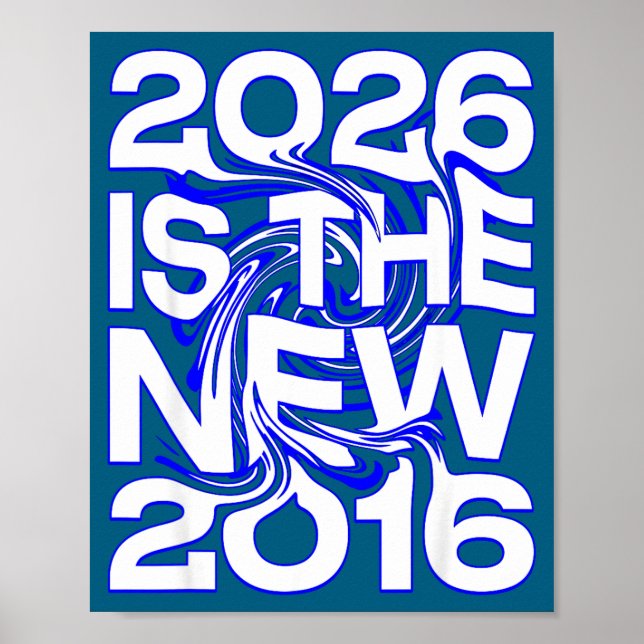 Poster 2026 New 2016 Retro Future Illustration (Frente)