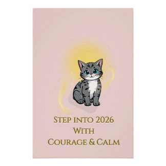 Póster 2026 Sunrise Inspiration Glossy Poster