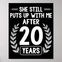 20 Anos De Casamento De Marido 20 Engraçado Annive