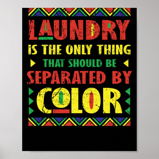Poster 20 Black History Month African Pride Roupa Gift. (Frente)