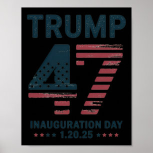 Poster 20 de Janeiro de 2025, Dia da Inauguração do Presi