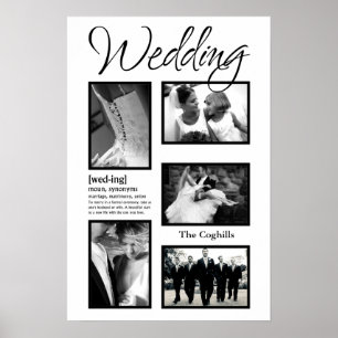 Póster 20" entalhe de x30" 5 personalizaram a colagem