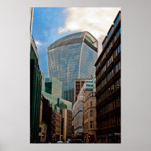 Poster 20 Fenchpur Street Walkie Talkie Building Londres