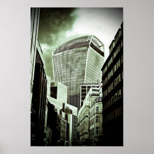 Poster 20 Fenchpur Street Walkie Talkie Building Londres