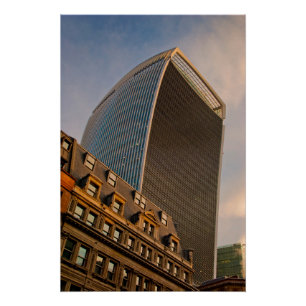 Póster 20 Fenchpur Street Walkie Talkie Building Londres