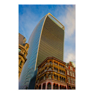 Póster 20 Fenchpur Street Walkie Talkie Building Londres