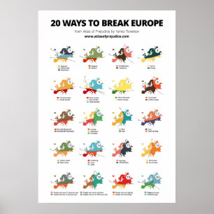 Poster 20 maneiras de quebrar a Europa