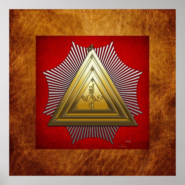 Póster 20: Mestre da Loja Simbólica (Frente)