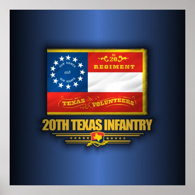 Poster 20 Texas Infantry (Frente)