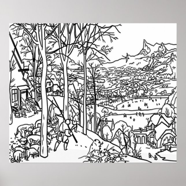 Poster 20 X 24 com coloração (Frente)