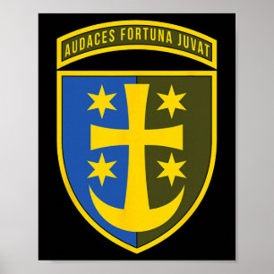 Poster 21º Corpo do Exército (Ucrânia) Militar Ucraniano