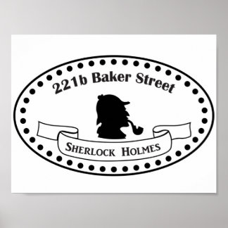 Poster 221b Baker Street Sherlock Holmes BBC TV Sher