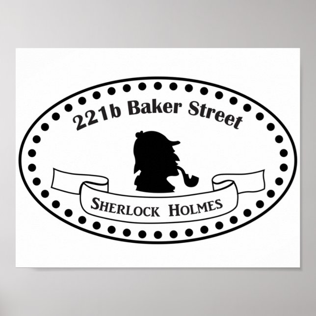 Poster 221b Baker Street Sherlock Holmes BBC TV Sher (Frente)