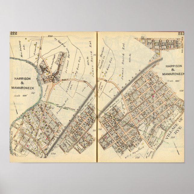 Póster 222223 Harrison, Mamaroneck (Frente)