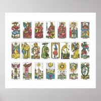 22 Tarot Cards Fortune Teller