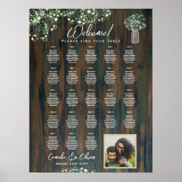 Poster 23 Mesa Rústica Madeira Gypsophila FOTO SENDO ENCA