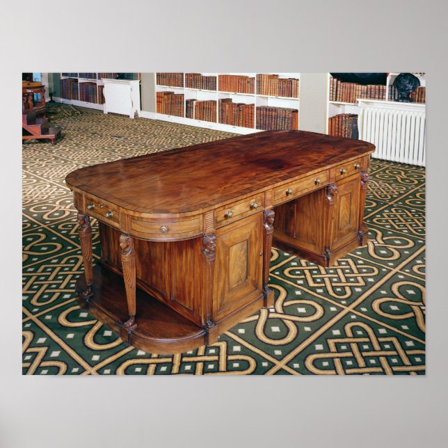 Póster 24:Mesa de Thomas Chippendale Jr, 1805 (Frente)