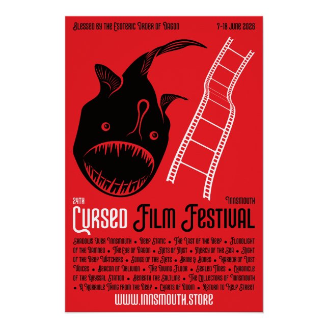 Póster 24.o Festival de Cinema Maldito - Boca-seca (Frente)