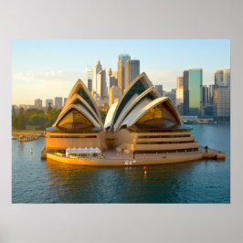 Poster (24"x18") Sydney Opera House Austrália