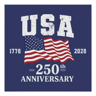 Póster 250º Aniversário dos EUA