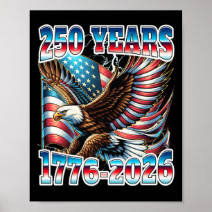 Poster 250 Aniversário Estados Unidos 