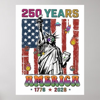 Poster 250 Anos América Quatro Julho 2026 Patrio Semiquin