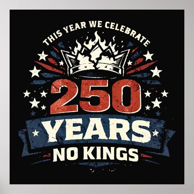 Poster 250 Anos Sem Reis Patriótico (Frente)