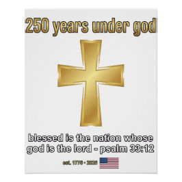 Póster 250 Anos Sob Deus