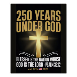 Póster 250 Anos Sob Deus