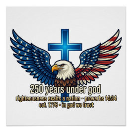 Póster 250 anos sob Deus