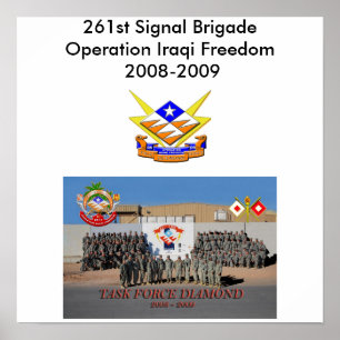 Póster 261st Brigada do sinal