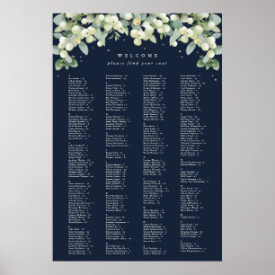 Poster 26 x 38" - Gráfico de Assentos Alfabéticos para 25