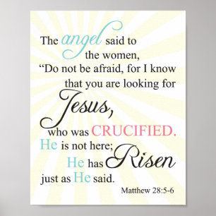 Póster 28:5 de Matthew - 6