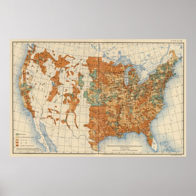 Póster 28 Aumento de 1890 para 1900 (Frente)